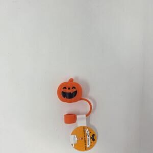 Pumpkin Halloween Straw Topper for Tumbler
